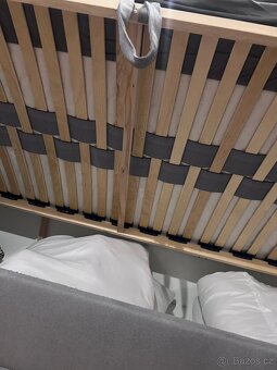 Postel 180x200, rošty, matrace. - 5