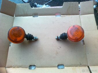 Simson - orig. DDR blikače, plexi  blikačů, blatník, rámeček - 5