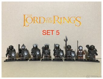 Figúrky pán prsteňov 1 (8ks) typ lego, nové - 5