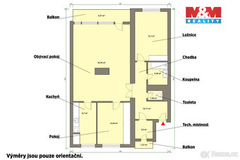 Pronájem bytu 3+1 v Mariánských Lázních, ul. Stavbařů - 5