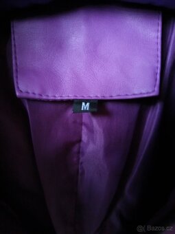 Dámská koženková bunda M - 5