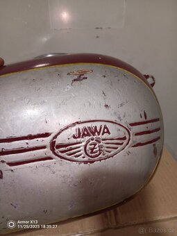 Jawa 250,350 kyvačka, panelka nádrž - 5
