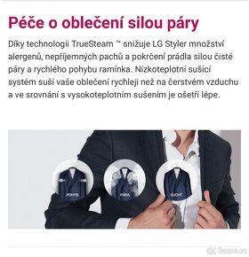 LG Styler S3RERB žehlička, parní desinfekce - 5