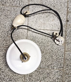 krásný starožitný kompletní stahovací lustr 3 - 5