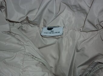 Béžová dámská zimní bunda/kabát Takko Fashion - 5