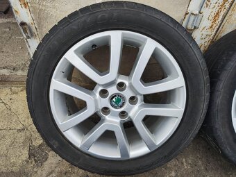 17"alu sada Spitzberg 5x112 origo Škoda Yeti Octavia Scout - 5