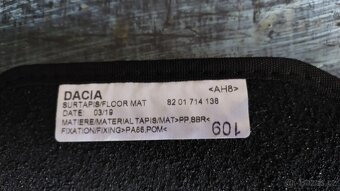 Prodám textilní koberce Dacia Duster 2019 - 5