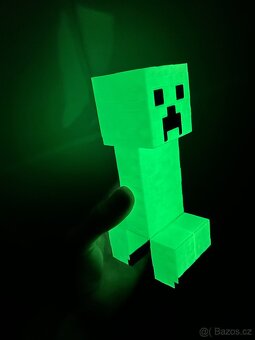 Minecraft svítící figurka creepera - 5