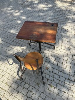 Retro školní lavice - 5