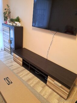 Obývací stěna 2x skříňka, tv stolek - spěchá - 5