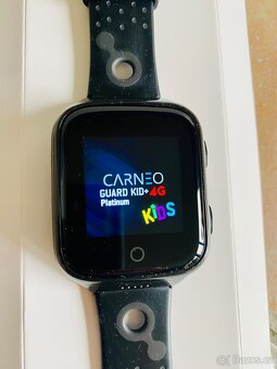 Chytré hodinky Carneo GuardKid+ 4G Platinum, černé - 5