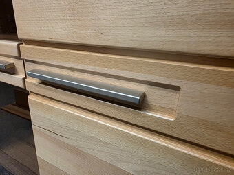 Nová obývací stěna masiv buk světle hnědá - 5