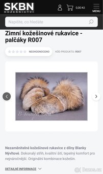 Kožešinové rukavice - 5