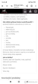 Grilovací kámen LavaGrill - 5