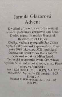 Advent, J. Glazarová, 1988 - 5