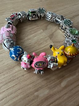 Hello Kitty s čepicí přívěsek na Pandora náramek - 5