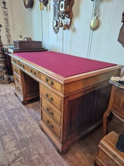 LUXUSNÍ STAROŽITNÝ PSACÍ STŮL - PROSTOROVÝ - 5