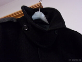 černý Top kabát -hubertus vlna,vel 52-54, šitý na míru - 5