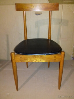 Alan Fuchs,Židle , ULUV,1964,jilmové dřevo,4KS SET - 5