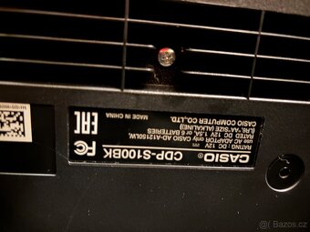 piano CASIO CDP-S100 BK - 5