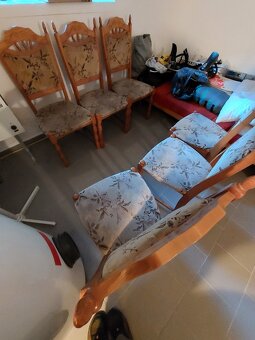 Na chatu či chalupu SET stůl, židle atd - 5