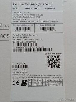 Tablet Lenovo Tab M10- STAV NOVÉHO - 5