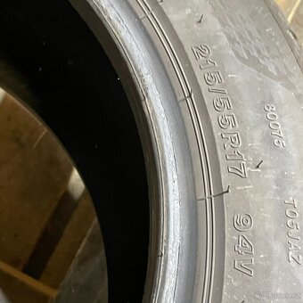 Letní pneu 215/55 R17 94V Bridgestone 4mm - 5