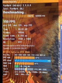 Herní PC - i5 14400f / RTX 5060 - 5