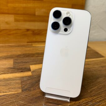 IPhone 16 Pro 256GB, bílý Titan, eSIM (rok záruka) - 5