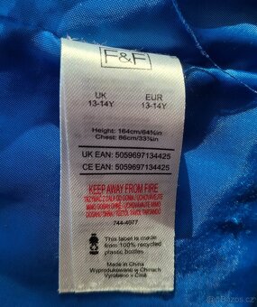 Chlapecká bunda přechodová,softshellova, lyžařská, vesta 164 - 5