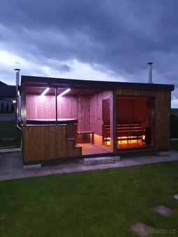 Wellness kontajner so saunou a vírivkou - 5