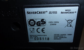 Elektrická Fritéza SilverCrest SEF 2300 B2 se studenou zónou - 5