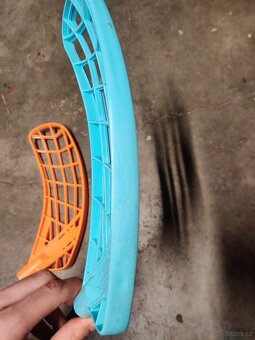 Florbalové čepele Salming Fatpipe, Unihoc LEVÁ ruka dole - 5