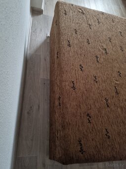 Čalouněná postel 140 x 195 s matrací a úložným prostorem - 5
