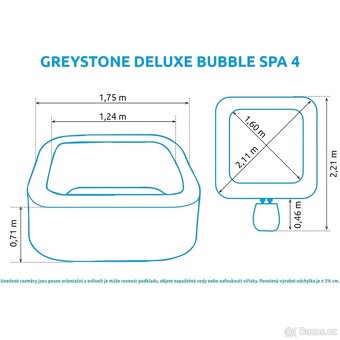 Vířivka Intex Bubble Greystone Deluxe 4 AP 28450NP SOLINACE - 5