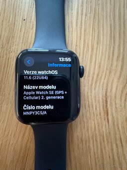 Apple Watch SE(GPS + Cellular) 2.generace, 44mm, modrý S/M - 5