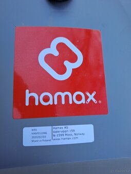 Prodám dětskou sedačku na kolo HAMAX Kiss - 5