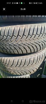 Prodám 4x 15" zimní pneu s disky + poklice (185/65R15) - 5