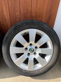 Originál alu kola ŠKODA Superb Metan R16 včetně pneu - 5