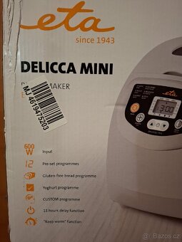 Domácí pekárna ETA DELICCA MINI - 5