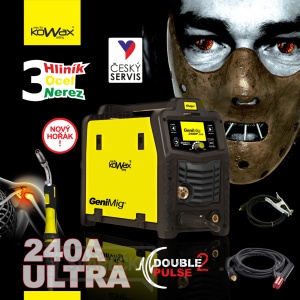 KOWAX Svářečka GeniMig 240DP LCD pro MIG, MMA a LiftTig - 5