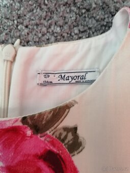 Dívčí, sváteční šaty vel. 128-134 zn. Mayoral - 5