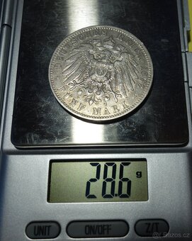Deutsches Reich 5 Mark 1893 - 5