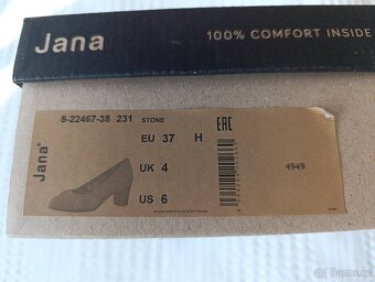 Světle šedé lodičky zn. JANA za 99 Kč - 5