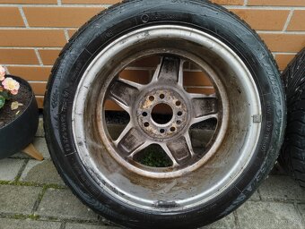 15" litá kola 4x100 7Jx15 EH2 ET38 + letní pneu 195/50 R15 - 5