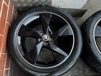 Alu 17" 5x100,škoda Volans letní 70% SCALA, Kamiq - 5