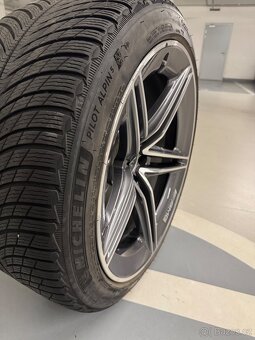 Mercedes Benz GT AMG original alu kola 20" + zimní obutí - 5