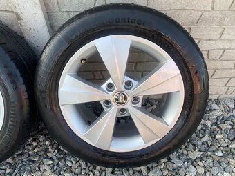 ALU kola VELORUM 5x112, Škoda Octavia 3, 205/55 R16 - letní. - 5