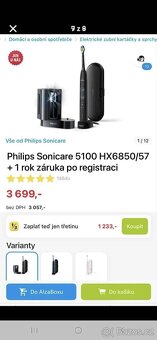 Sonický elektrický zubní kartáček NOVÝ - 5