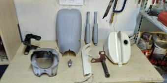 Přebytek dílů na Jawa pionýr a pařez - 5